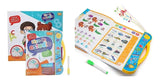 Libro De Estudio Aprendizaje Interactivo Niños Español 20 Actividades Naranja