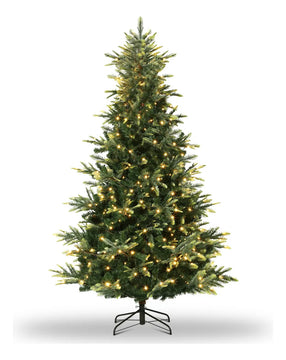 Arbol De Navidad Artificial Preiluminado De 7.5 Pies, Arbole