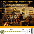 Luces Navideñas Exteriores De 1000 Led De Agua, Ench...