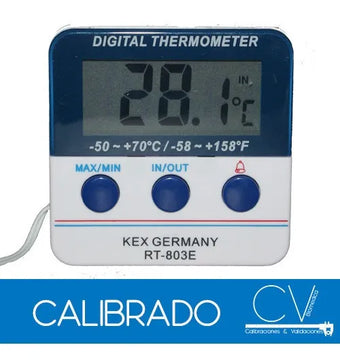 Termómetro Digital Kex Con Certificado De Calibración