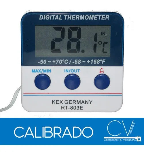 Termómetro Digital Kex Con Certificado De Calibración