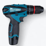 Taladro Inalambrico 18v Percutor Brocas 2 Baterias Oferta Azul Acero 50hz/60hz