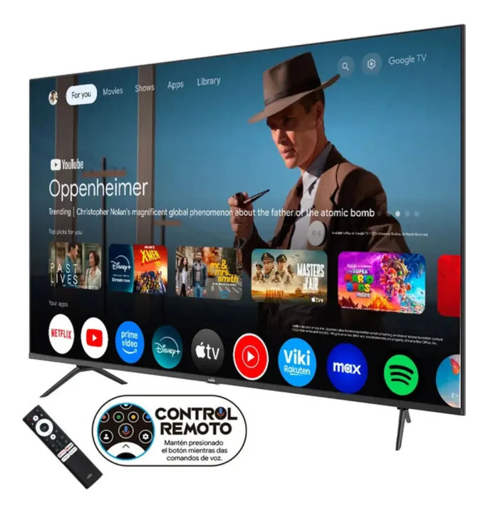 Televisor Kalley 58 K-tv58gq400 K4k-uhd Qled Smart