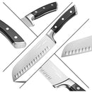 Cuchillo Santoku 7 , Acero Alemán, Compatible Con Carne, Ver