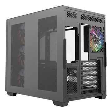 Chasis Gamer Xyz Qubex Black | Argb | Atx | 4 Fans | Type C