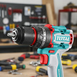 Taladro Percutor Atornillador 66nm Total 20v S/carbones Turquesa 50 Hz/ 60 Hz