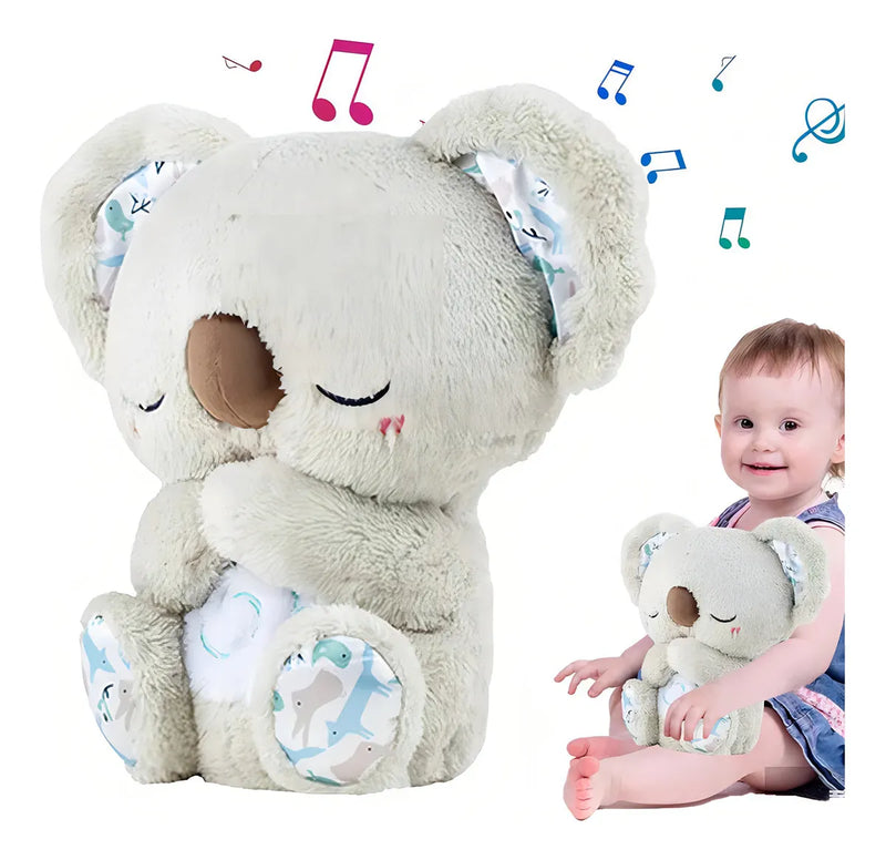 El Sueño De Los Niños: Koala Que Late, Brilla Y Respira Color Gris