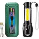 Linterna táctica recargable Ditro MINI LN961 cor negro luz blanco