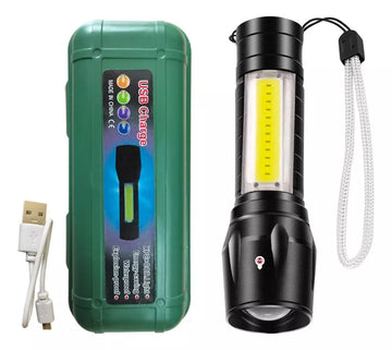 Linterna táctica recargable Ditro MINI LN961 cor negro luz blanco