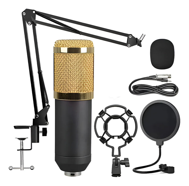 Micrófono de condensador profesional Studio 20hz-20khz de 3,5 mm