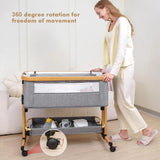 Cuna Lateral 3 En 1 Ultra Práctica Para Bebés