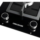 Estufa De Empotrar Challenger 2pt Gas Vidrio Sq 6730 Color Negro
