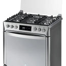 Estufa De Piso Indurama Roma 30 5 Puestos Grill Plancha Color Gris