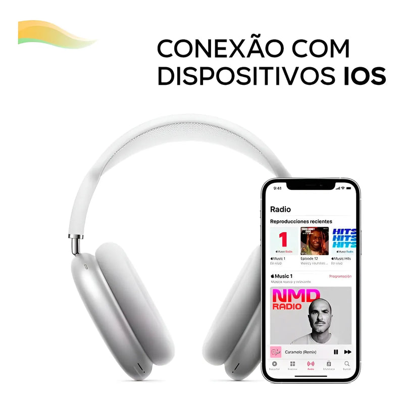 Auriculares inalámbricos Bluetooth compatibles con AirPods Max Color Blue