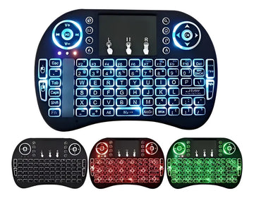 Mini Teclado Inalambrico Smart Tv Android Teclado Negro