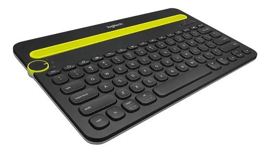 Teclado Logitech QWERTY inglés US color negro