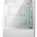 Armario Cougar Duoface Rgb de vidrio templado blanco para jugadores. Medio