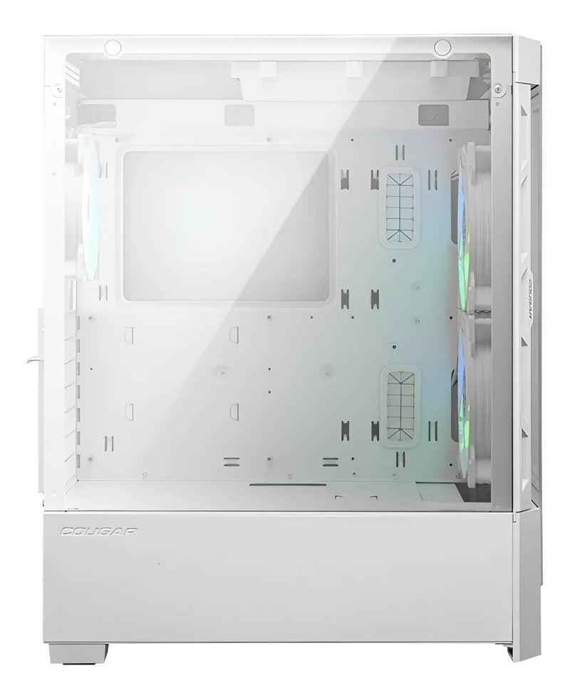 Armario Cougar Duoface Rgb de vidrio templado blanco para jugadores. Medio