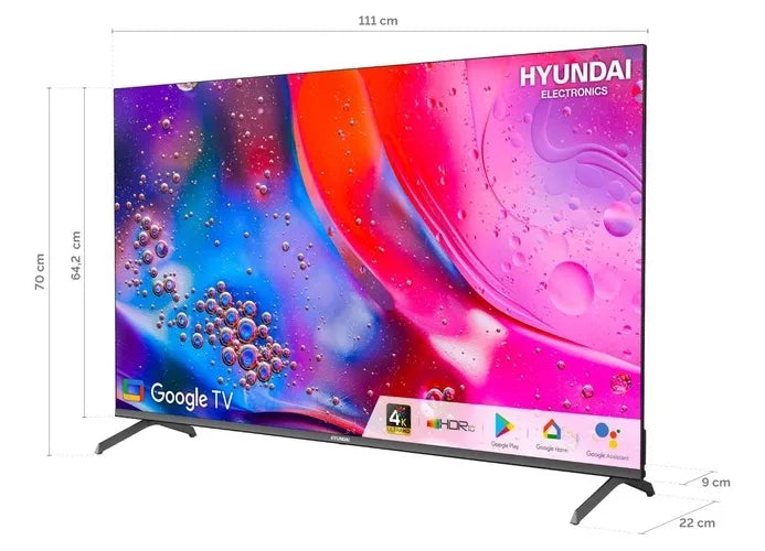 Televisor Hyundai 50'' Led Smart Tv Google Hyled5020g4km