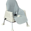 Silla Comedor Bebe 3en1 Happy Baby Zoe Color Gris