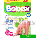 Pañal Bebex Etapa 4 Xg X100 Extra Grande (xg) Sin Género