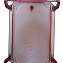 Bañera Tina Para Bebe Plegable Con Termometro Ducha Bebe Mas Color Azul Claro