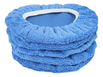 X Autohaux 5pcs 9-10 Pulgadas Azul Cielo Microfibra Cera De
