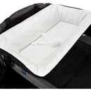 Cuna Corral Bebe + Mosquitero Mecedora y Organizado Negro Bebesit Premium