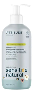 Champú Y Gel De Baño 2 En 1 Para Bebés Attitude - Ewg Verifi