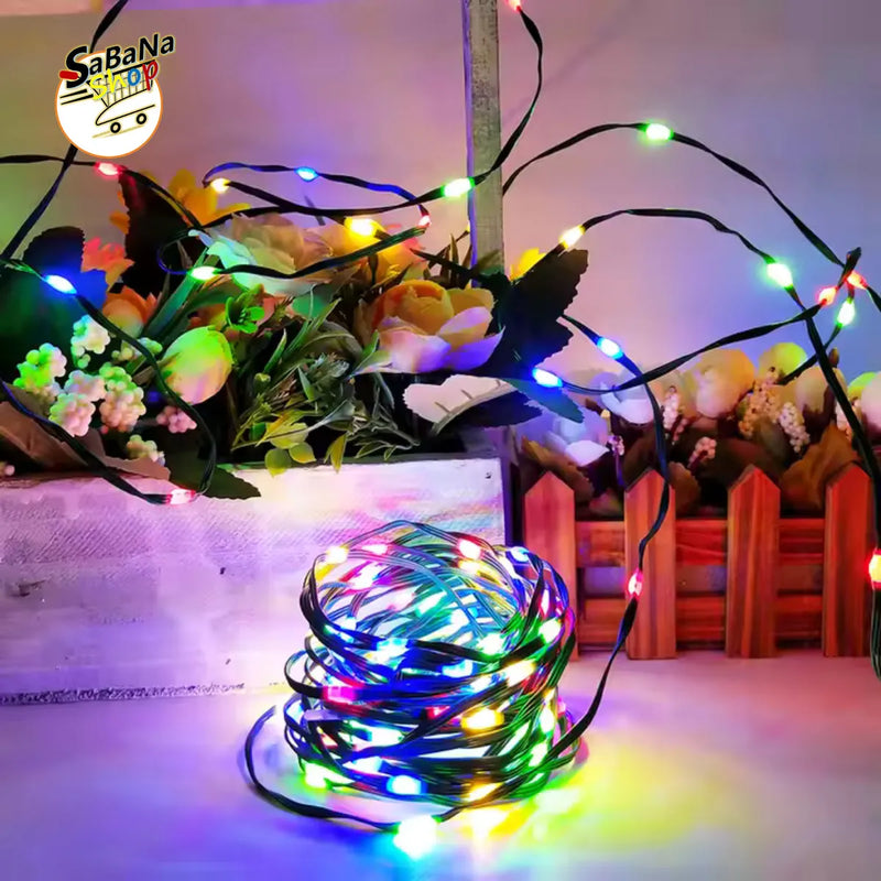 Luces Navideñas Recargable Energía Solar Luces Multicolor