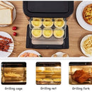 Horno Y Freidora De Aire Swisshome 12 Litros Air Fryer Negro