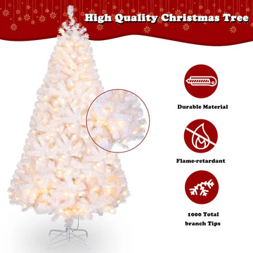Vingli Arbol De Navidad Artificial Preiluminado De 6 Pies Co