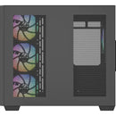 Gabinete Gamer Xyz Qubex Black 4 Fans Argb Usb C Negro