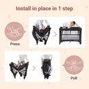 Elemara Moises Ajustable 5 En 1 Para Bebe, Configuracion En
