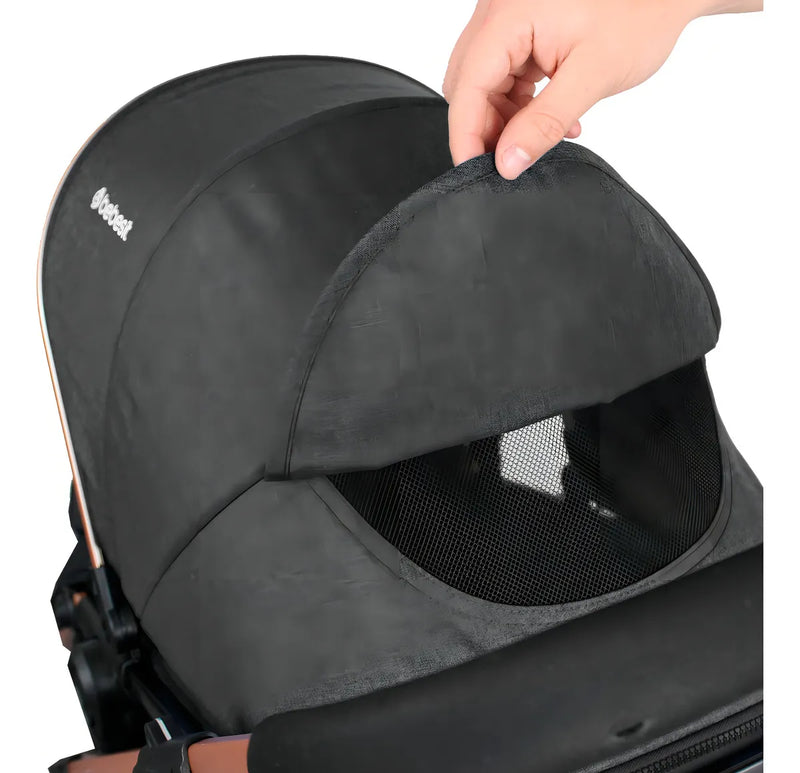 Coche Bebé Moises Gold Lx Bebesit Color Negro