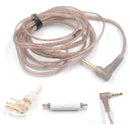 Cable Kz C Pin con micrófono para auriculares Mod.ZSN Pro/ZS10 Pro, color dorado