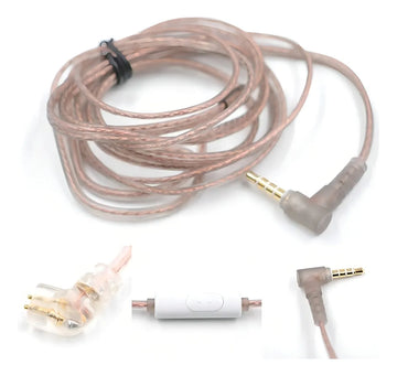 Cable Kz C Pin con micrófono para auriculares Mod.ZSN Pro/ZS10 Pro, color dorado