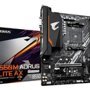Placa base Gigabyte B550m Aorus Elite Ax Wifi y Bluetooth AM4, color negro