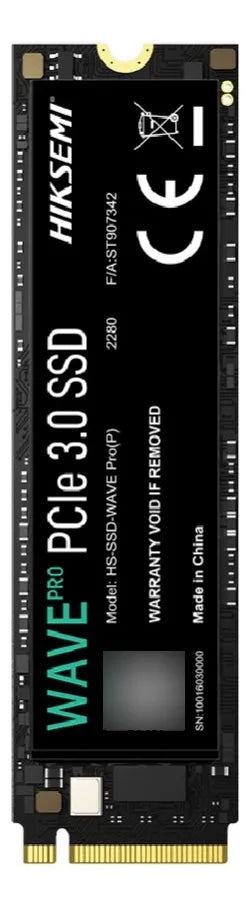 Unidad De Estado Sólido Hiksemi Hs-ssd Wave(p) Pcie3 256gb Color Negro