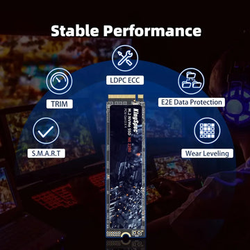 Kingspec Unidad Estado Sólido De 1tb M.2 Nvme Gen3x4 2280 Negro