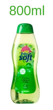 Shampoo Baby Soft Babysoft Cuidado Delicado Rosado X 800 Ml