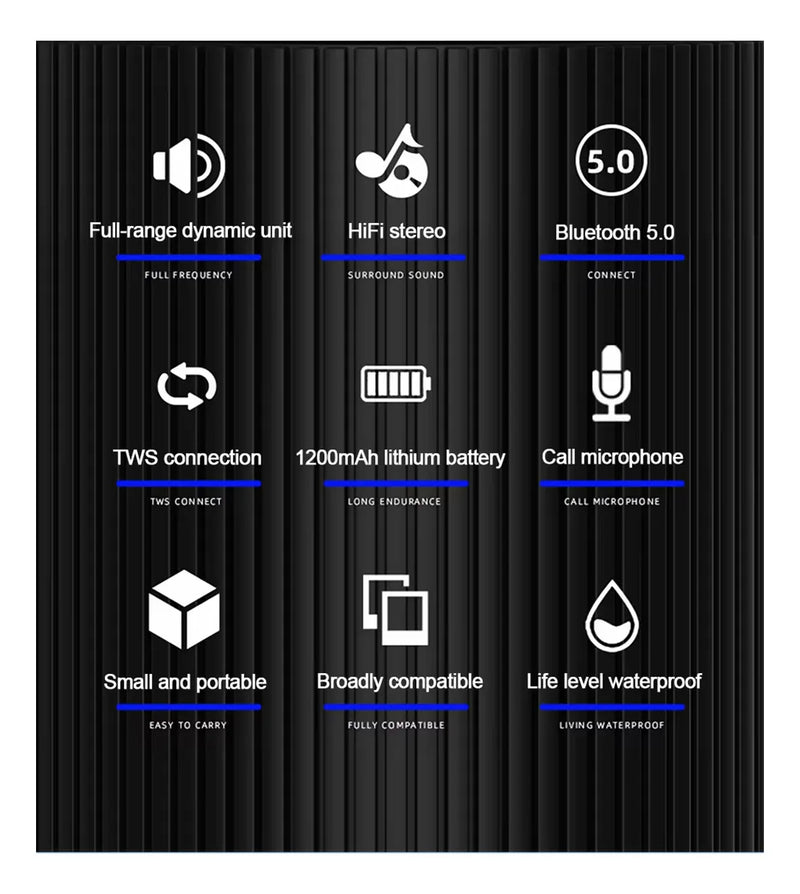 Altavoz Bluetooth Lenovo K3 Pro Sonido Envolvente Impermeabl Gris Oscuro