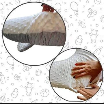 Almohada Lactancia Mellizos - Gemelos Madres Primerizas Gris Lactancia Gemelos