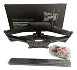 Soporte Televisor Tv 32 75 Pulgadas Doble Brazo Fino Grueso Negro