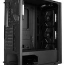 Gabinete Caja Iceberg Turbo Z8 + 5 Ventiladores 120mm Negro