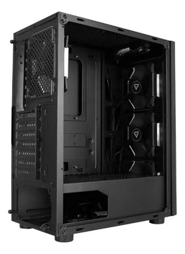 Gabinete Caja Iceberg Turbo Z8 + 5 Ventiladores 120mm Negro