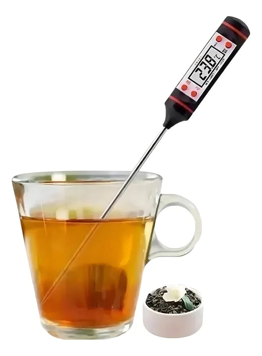 Termómetro Digital Cocina Barbacoa + Color Negro Batería