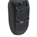 Parlante Bluetooth Portátil Luces Led + Soporte Celular Color Negro