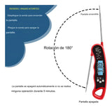 Termómetro Digital Cocina Carnes Líquidos Aceite Plegable