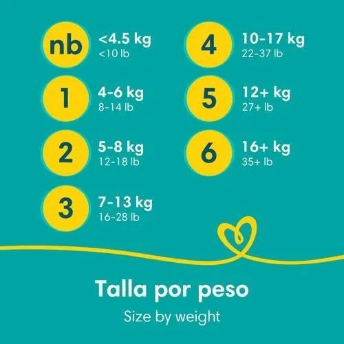 Pampers Baby Dry Pañal Talla 3 Grande (g)